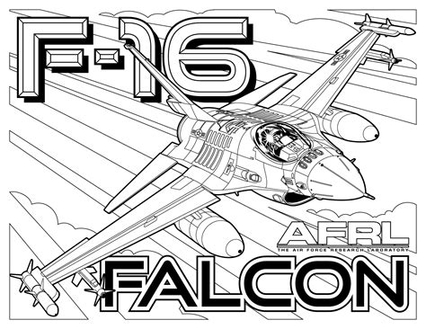 Printable Air Force Coloring Pages